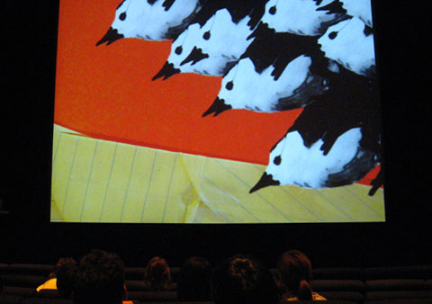 Grafika trailer featuring birds