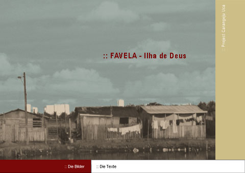 slum houses, from the the multidisciplinary art project 'Favela - Ilha de Deus' including documentary photography of a slum in Recife/Bresil.