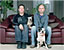 A portrait of Andre and his dog Lady with Jacques and the dog Brutus, from the photography project Dog | Dog Owner