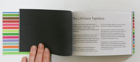 Cover of typeface booklet