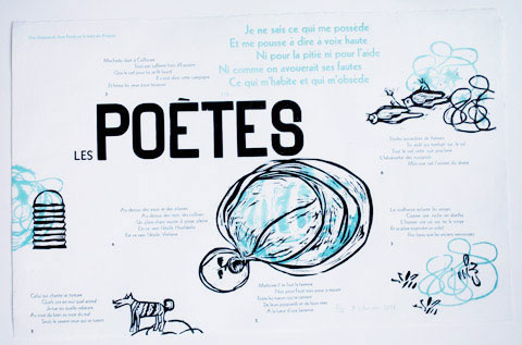letterpress project 'poetes' full size