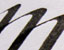 A calligraphy book project written in italic.