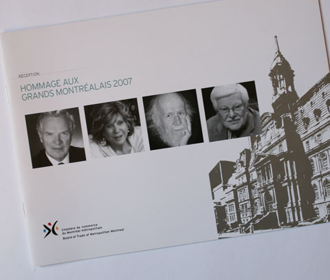 Brochure Great Montrealers – Cover