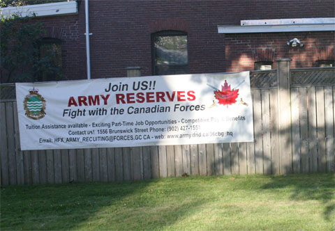 ad to fight with Canadian forces in Halifax