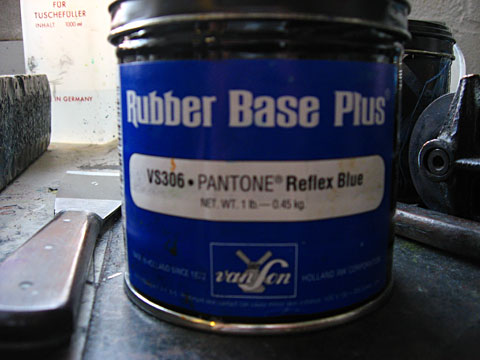 Pantone Reflex Blue Printing Inc