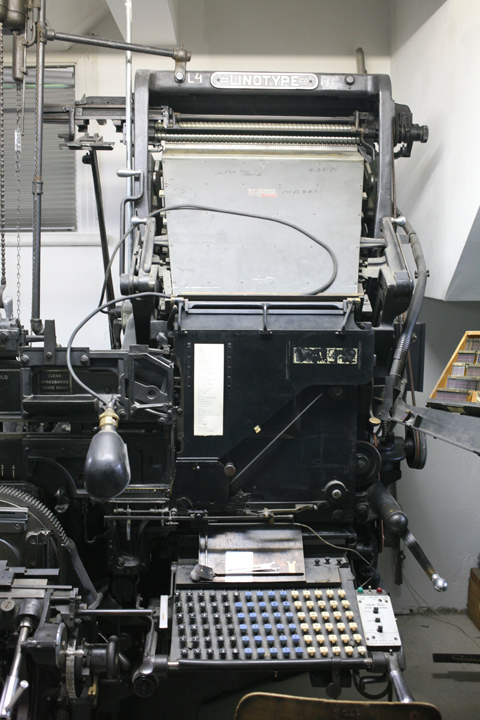 Linotype machine