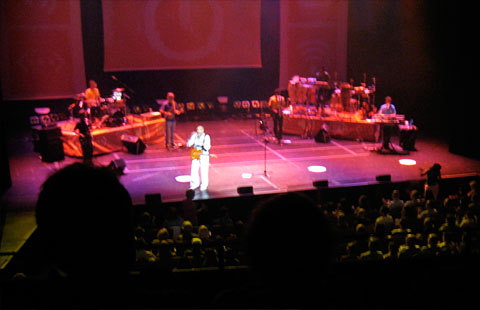 Gilberto Gil on stage at Montreal international Jazz festival 2008