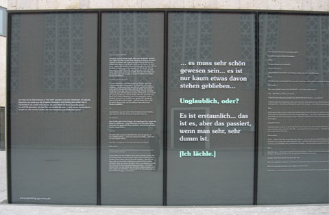 Window and text excerpts