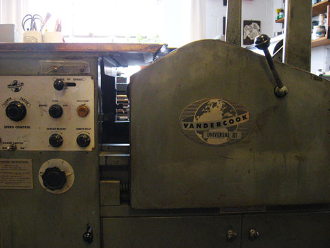 Vandercook Universal 3 Press