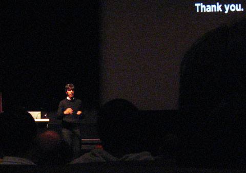 Stefan Sagmeister's conference talk in Montreal at Cinema Ex-centris