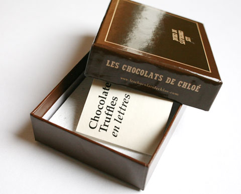 Box for Chocolate truffles