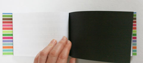 Flipping the LifeSans typeface booklet