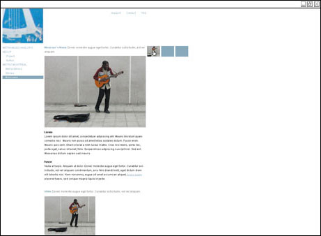 Screenshoot of the project 'Metromusicians'
